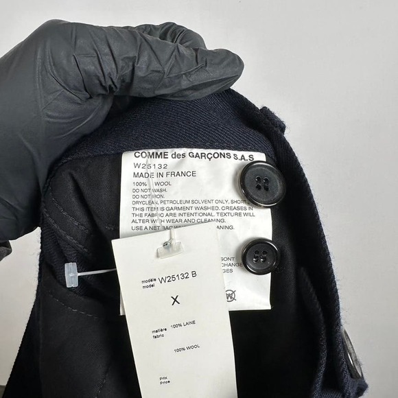 Made in France! Comme des Garcons Wool Pants BNWT - Picture 4 of 8